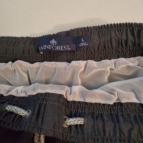 RFT Rainforest Men's Mesh Lined Solid Swim Trunk - Picture 5 of 5